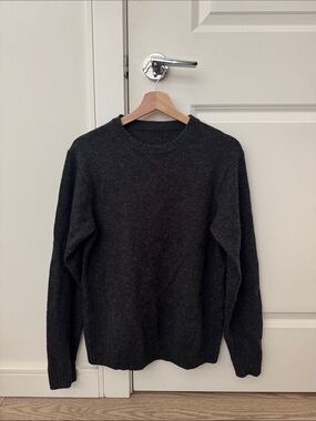 Muji | Dark Charcoal Crewneck Sweater
